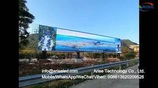 Front Service Outdoor Waterproof IP65 Advertising Led Video Wall Digital Signage Led Display Screen