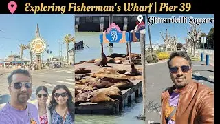 Exploring Fisherman's Wharf | Pier 39 | Ghirardelli Square | Califonia Sea Lions | Chocolate Sundae