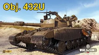 Object 432U 10.5K DMG in Steppes - World of Tanks