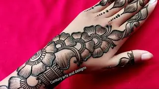 Back Hand Beautiful Shaded Mehndi Design || Shaded Mehndi Design | Arabic Mehndi Ka Design | Mehndi.