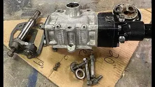 Repairing a steering pin on a Ross Steering Box.