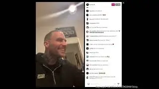Kontra K Live-Stream Instagram vor der 