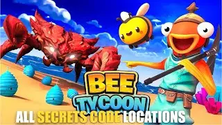 BEE TYCOON MAP FORTNITE CREATIVE - FIND ALL SECRETS CODE LOCATIONS