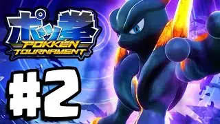 Pokken Tournament Gameplay Walkthrough Part 2 FIRST MEWTWO BATTLE! #viral @PokeXgyan4