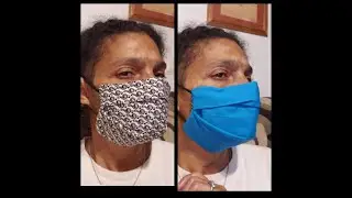 Reversible Face Mask with Filter Pocket/No Sewing Machine Needed