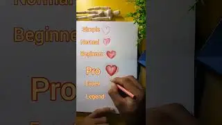Heart ❤️ Drawing Sketch Art normal vs legend #art #pencilsketch #drawing #heartdrawing #heart