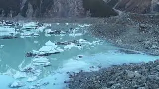 Tasman glacier river, South Island, NZ