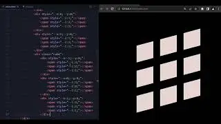Animated 3D Cube Design using Html and Css