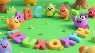 Circle-Clap ABC with the Colorful Creatures | Nursery Rhymes & Kids Songs