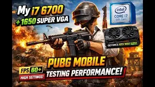 Pubg mobile | i7 6700 | 60FPS?  RANK