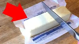 EXPERIMENT Room Temperature KNIFE VS Butter