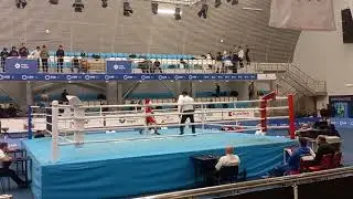 NIHAT AĜAYEV BOKS ÜZRE AZERBAYCAN BIRINCILIYI IKINCI DÖYÜŞ VAXDINDAN QABAQ QELEBE.