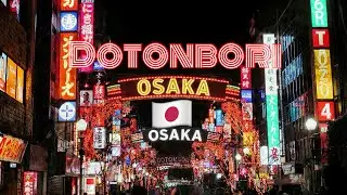 Dotonbori(Glico Sign), Osaka , 🇯🇵Japan 4K