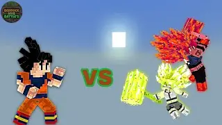 Son Goku (WIP) vs Cacti Cathie | Minecraft Bedrock | MobBattle | Rematch