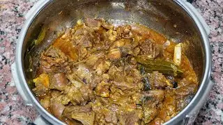 खसीको मासु पकाउने सजिलो तरिका| @NepaliFamilyKitchen #muttongravy