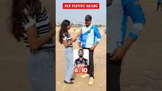 RCB Players Ratings by Fan: IPL Public Reaction [Ep. 3] #ipl #shorts