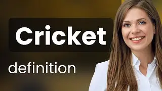 Cricket &mdash; what is CRICKET definition