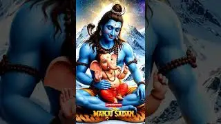 Ganesh Ji, enjoying the tender love in the lap of his father Lord Shiva&hellip;l ॐ नमः शिवाय l