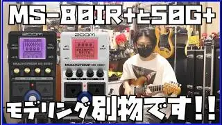 ZOOM MS-50G＋と MS-80IR＋のアンプモデリングは全く別物でした🎸低迷したZOOMのマルチレイヤーIRのイメージを80IRは挽回できるのか??【マルチストンプ比較】