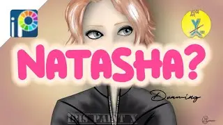 Black widow drawing using Android app || IBIS PAINT X ||