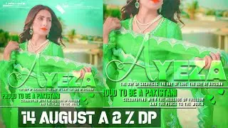 Glass Font Editing 2021 😮 | How to make 14 August Glass Font DP A to Z | Glass Font in Pixellab