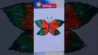 butterfly painting#diy#creativecreation#shorts#shortsyoutube#trendingshorts#trending#artandcraft#art