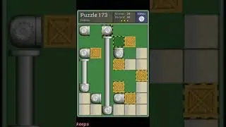 Pushing Machine (Genius) Level Puzzle 173 - Perfect Solution