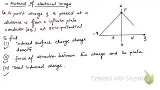 Application of electrical image method