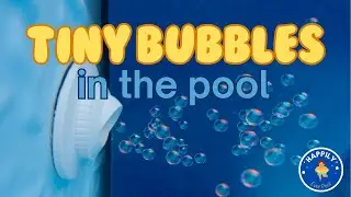 How to fix the tiny bubbles in the pool return jet