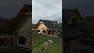 Elegantn&yacute; zrub z guľatiny 🏡