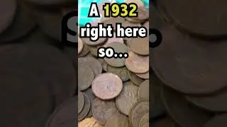 UNSEARCHED Bucket of Old Pennies! LET'S GO!! #coins # #coinrollhunting #pennies #crh #treasuresearch