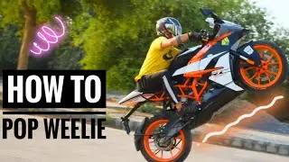 HOW TO POP-UP WHEELIE ON KTM RC || TUTORIAL VIDEO || 2021 || LEARN THE BEST