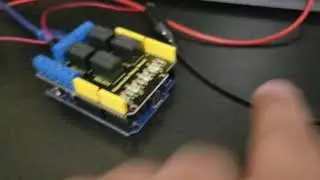 Тест релейного щита Arduino