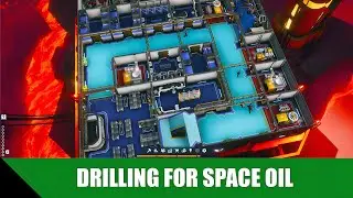I'm Drilling for SPACE OIL in This New Base Building Game! | Space Drilling Station Demo