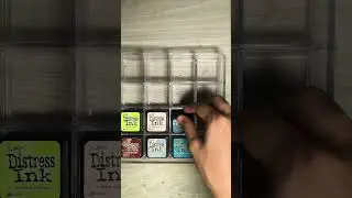 Stacking #timholtz  distress ink #organizing #asmr #ink  #ranger #viral #shorts