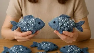 Those leftover jeans aren't wasted! Make a craft with your child and it'll be a joy #craft #ideas 