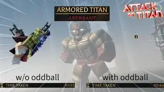 SOLO ABERRANT RUN ON ARMORED TITAN RAID! | AOTR (Attack on Titan Revolution) | Roblox