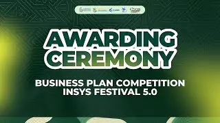 AWARDING CEREMONY - BUSINESS PLAN COMPETITION INSYS FESTIVAL 5.0