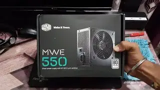 UNBOXING 🔥| Cooler Master MWE 550 SMPS | 80 PLUS Certified Power Supply | 2018
