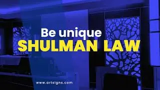 How to Install Office signage on MARBLE wall performed by Art Signs crew 3D sign Painted to match