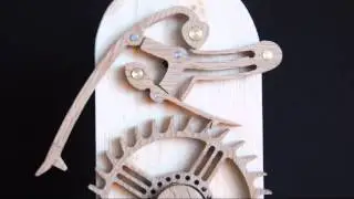 Brian Law's Woodenclocks - Grasshopper Escapement Prototype