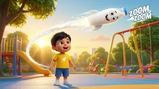 Doodh Ki White Rocket 🚀 | Fun Kids Milk Song | Healthy Habits Animation | 3-Minute Educational Song