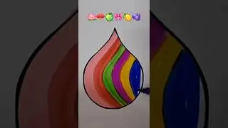 pink red Satisfying Creative Art#satisfying#colouring#youtubeshort#art#drawing#ytshorts#trending#diy