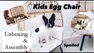 Kids Egg Chair Unboxing and Assembly