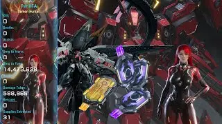 MechaBreak Covert Ops [All Hard Zones and Hellcat kill | 14 mill damage]