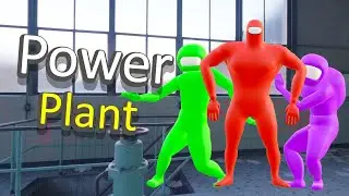 😱📡 Among Us heroes dance on the Peppermint Powerplant!