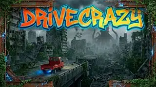 Уезжаю на всех парах от пришельцев! ▌DriveCrazy▌ Стрим #BlackandWhiteBEAR
