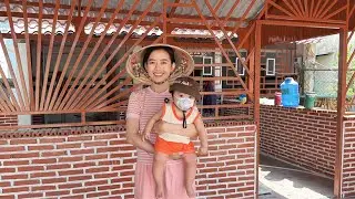 Bé Soda Lên Thăm Nhà Mới Của Dì 3 • Làm Món Cá Linh Kho Rim Mời Các Chú Thợ Hồ Cơm Trưa | NĐMT#811