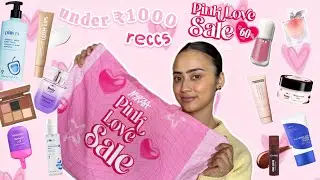 *NYKAA PINK LOVE SALE* 2025 Recommendations: Under ₹1000 *unsponsored* (affordable + mid-range) 🛍️