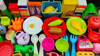 4.44 Minutes Satisfying with Unboxing Hello Kitty Kitchen Set | Cute Tiny ASMR Cooking Mini House